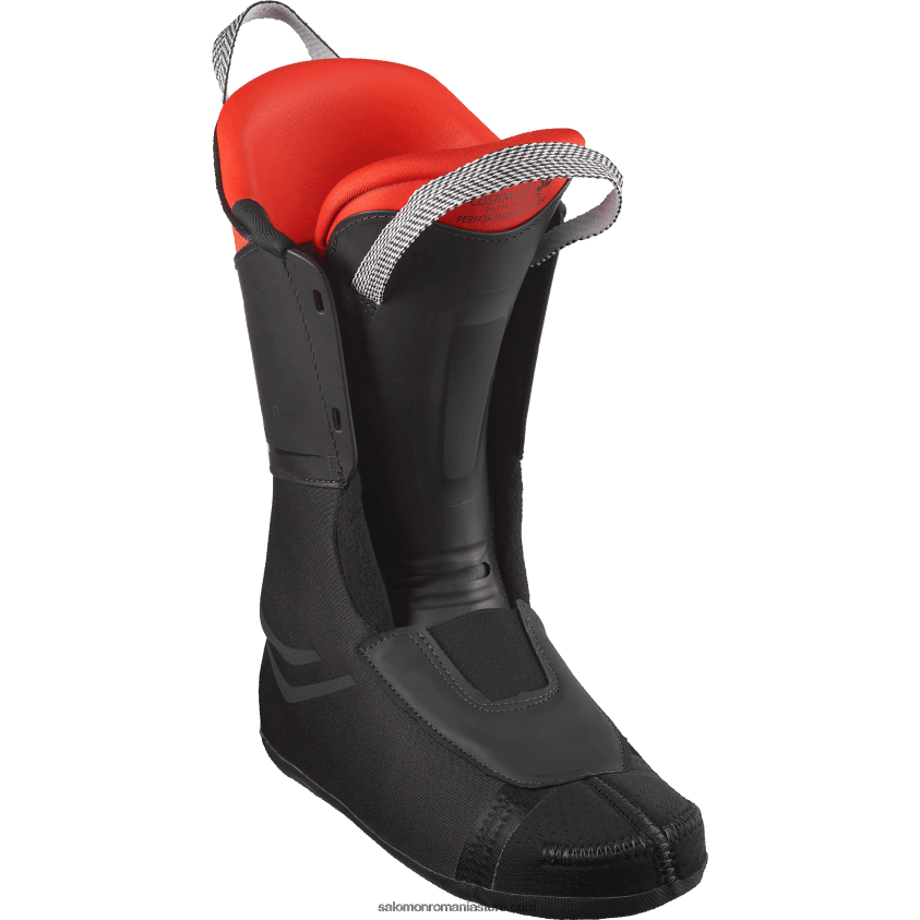 Salomon negru/rosu ghete pe pista pentru barbati - s/pro alpha 100 6D8X2J1235
