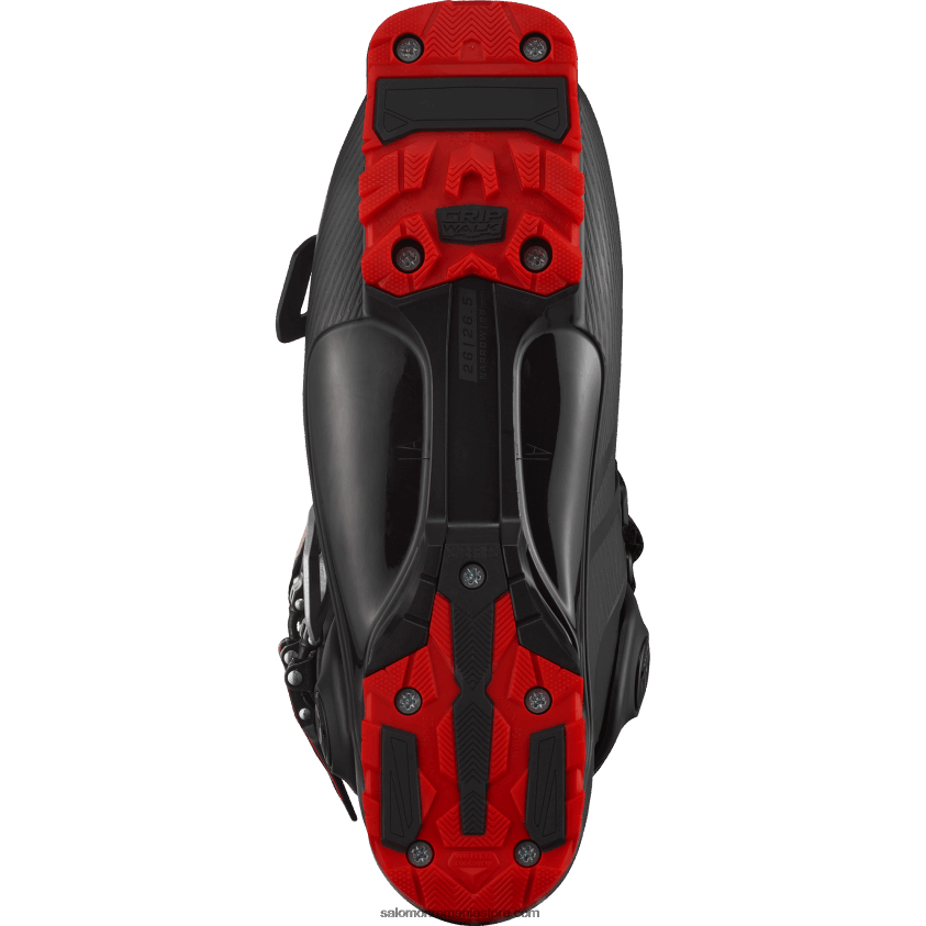 Salomon negru/rosu ghete pe pista pentru barbati - s/pro alpha 100 6D8X2J1235