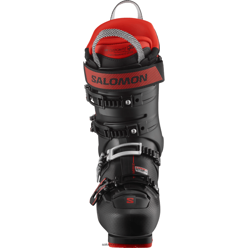 Salomon negru/rosu ghete pe pista pentru barbati - s/pro alpha 100 6D8X2J1235