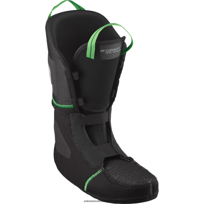 Salomon negru/verde neon pastel 1/zi ploioasă cizme de turism pentru bărbați - mtn summit pure 6D8X2J1233