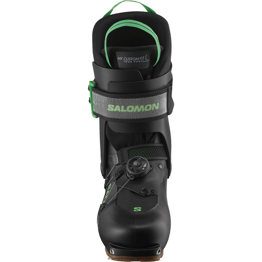 Salomon negru/verde neon pastel 1/zi ploioasă cizme de turism pentru bărbați - mtn summit pure 6D8X2J1233