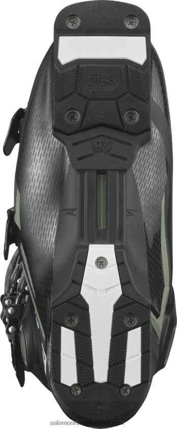 Salomon negru/verde ulei/alb ghete pe pista barbati - s/pro mv 90 cs 6D8X2J1240