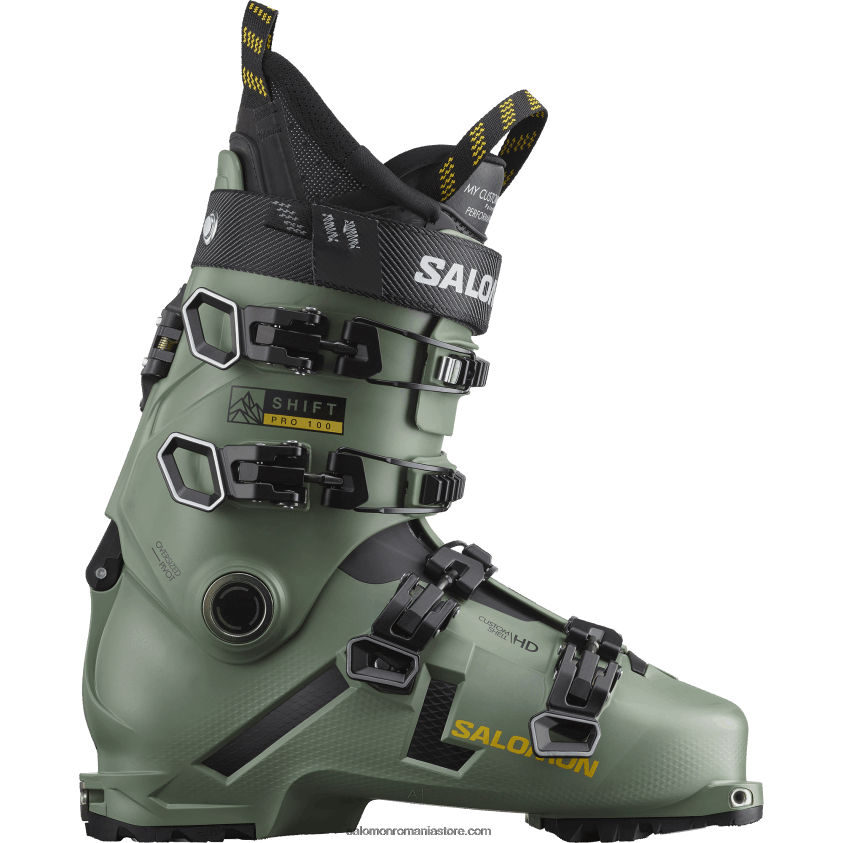 Salomon verde ulei/negru/energie solară cizme freeride barbati - shift pro 100 la 6D8X2J1232