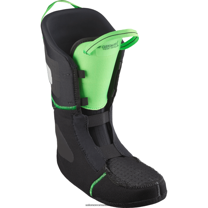 Salomon zi ploioasă/belluga/verde neon pastel 1 ghete de turism pentru bărbați - mtn summit pro 6D8X2J1221