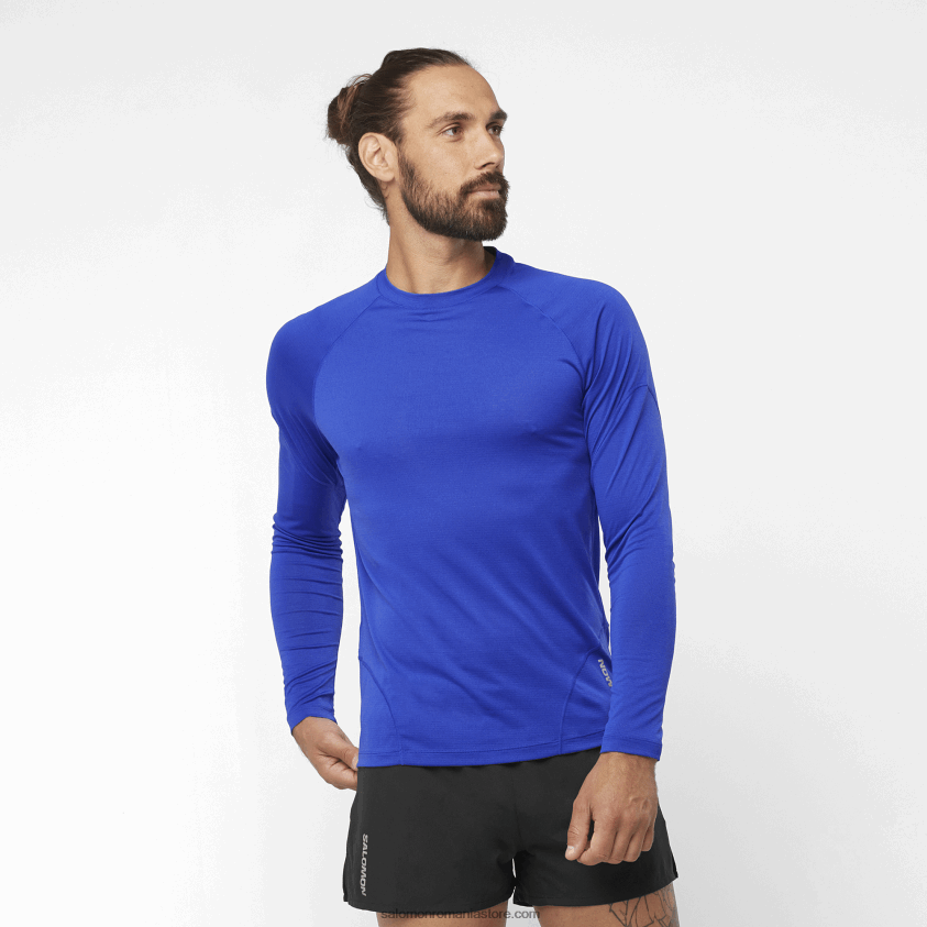 Salomon navigheaza pe internet tricou bărbați cu mânecă lungă - cross run 6D8X2J537