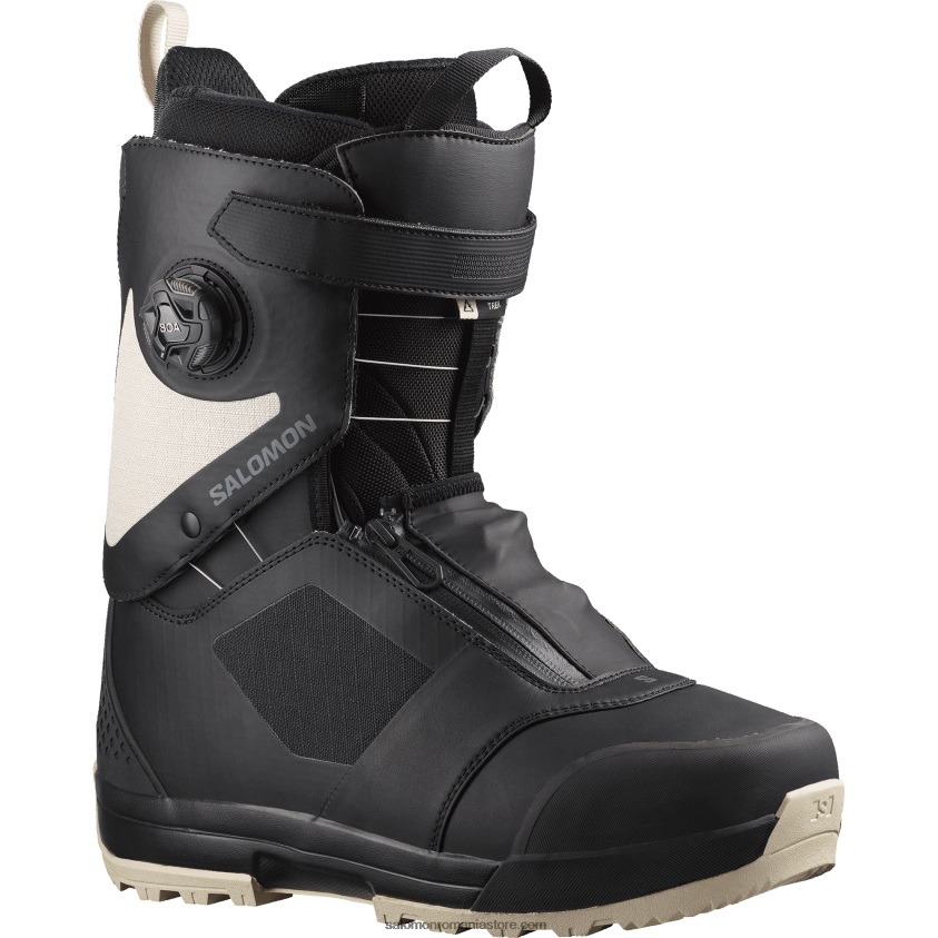 Salomon alb negru cizme de snowboard pentru bărbați - trek 6D8X2J580