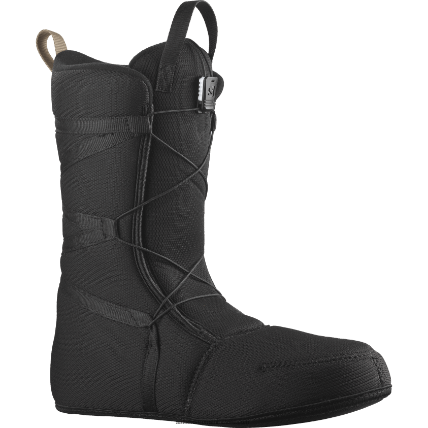 Salomon caju negru/prăjit cizme de snowboard pentru bărbați - titan 6D8X2J596