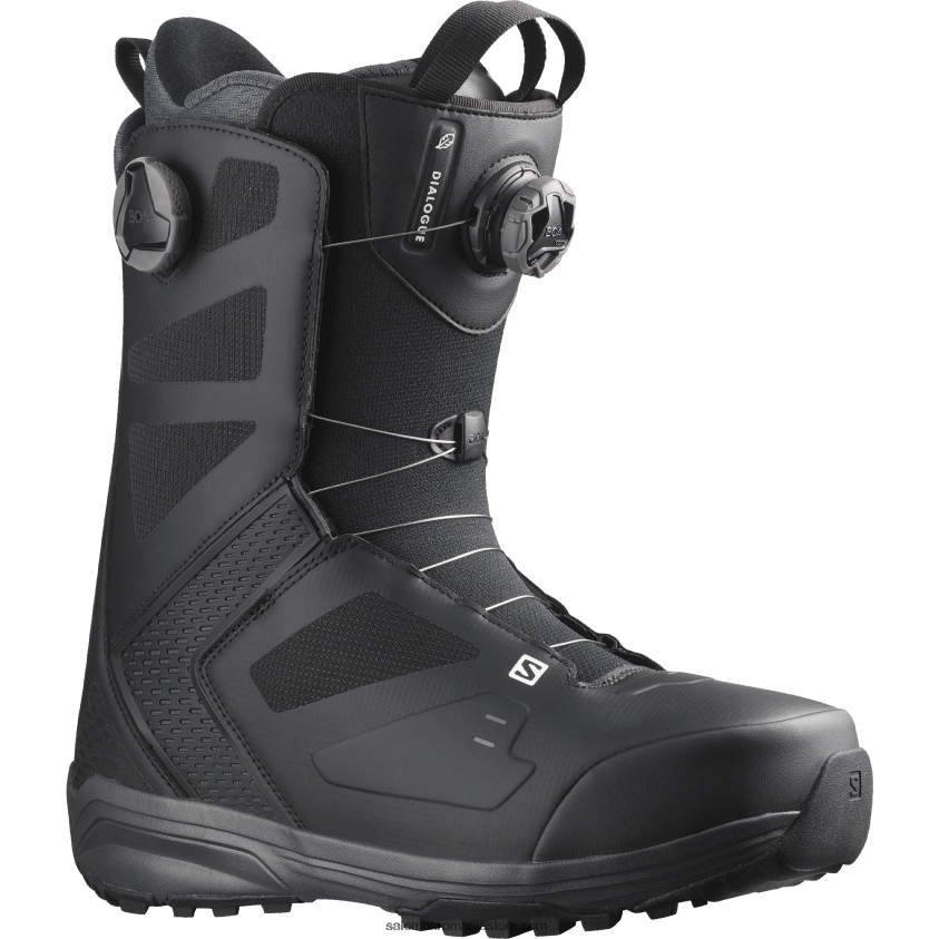 Salomon negru/magnet ghete snowboard barbati - dialog dual boa wide jp 6D8X2J594