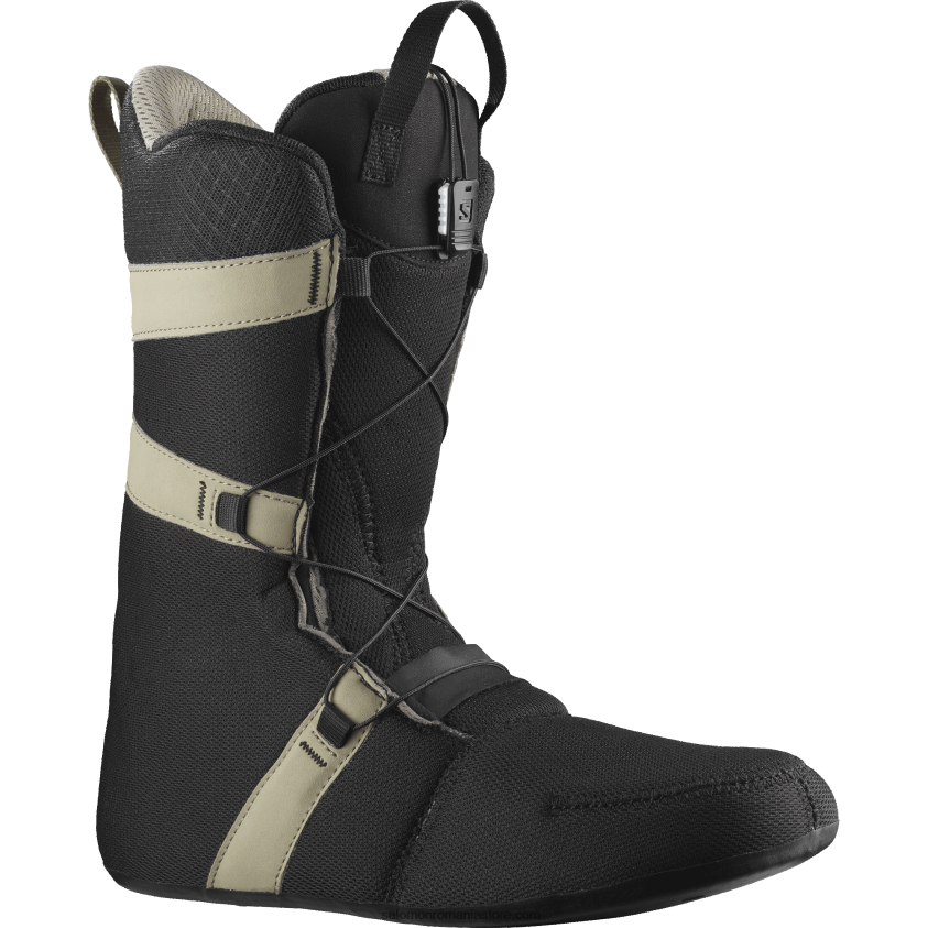 Salomon negru/vetiver cizme snowboard barbati - dialog lace sj boa 6D8X2J584