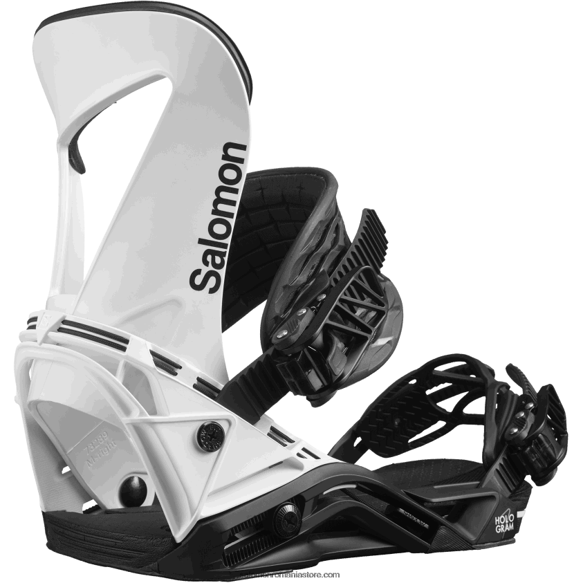 Salomon alb negru legături pentru snowboard bărbați - hologramă 6D8X2J615