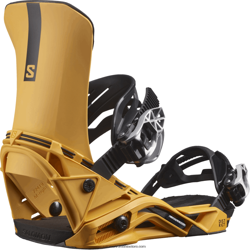 Salomon galben auriu legături snowboard bărbați – raion 6D8X2J604