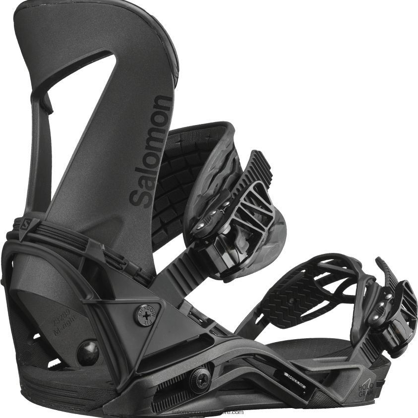 Salomon negru legături pentru snowboard bărbați - hologramă 6D8X2J616