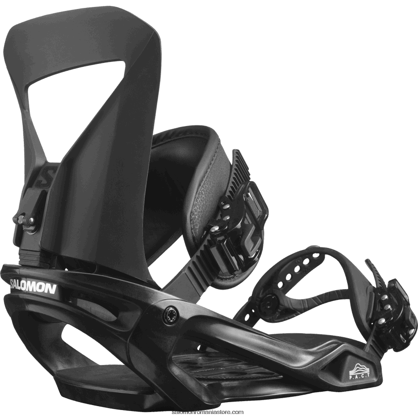 Salomon negru legături pentru snowboard bărbați - pact 6D8X2J1112