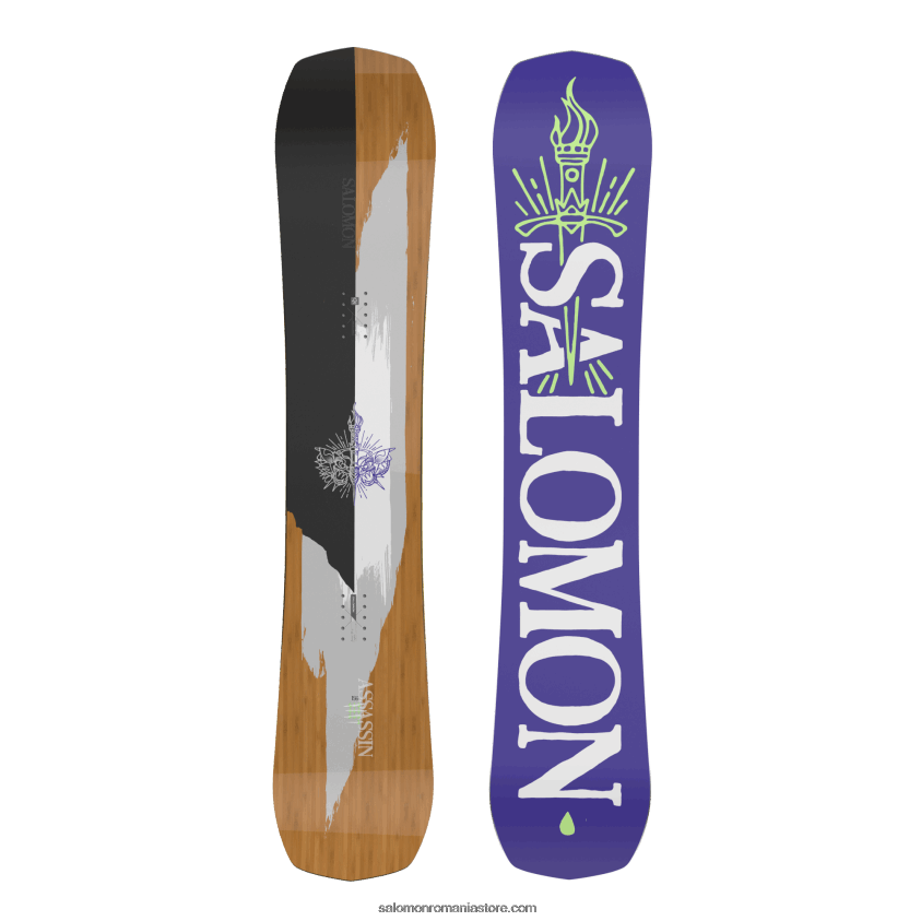 Salomon l47017100 park pentru bărbați și snowboard freestyle - asasin 6D8X2J577