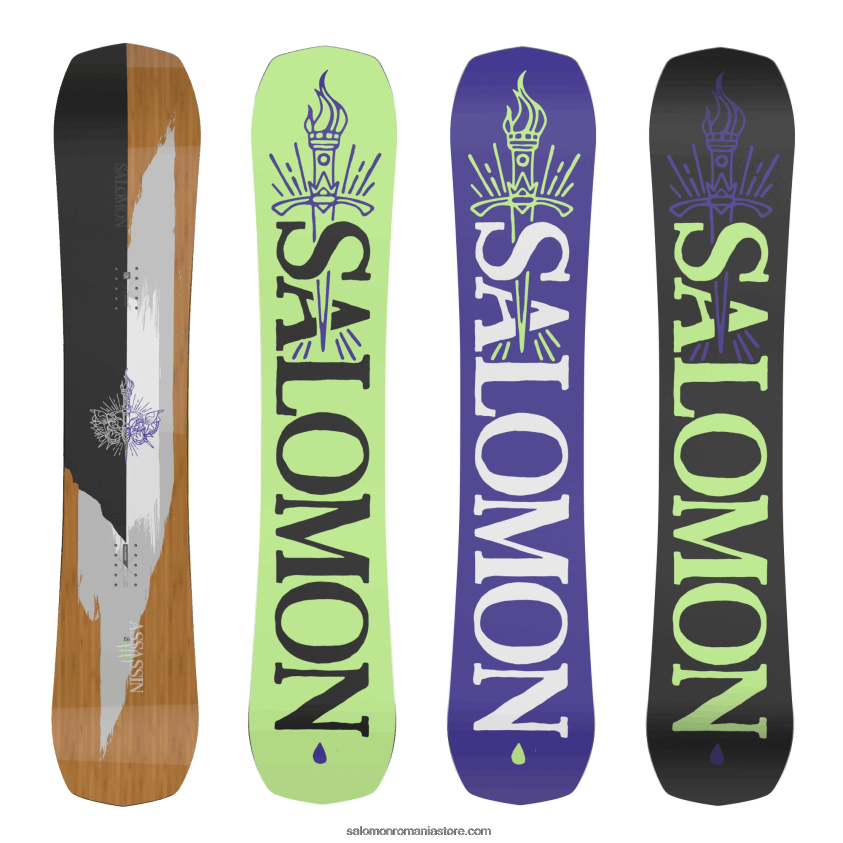 Salomon l47017100 park pentru bărbați și snowboard freestyle - asasin 6D8X2J577