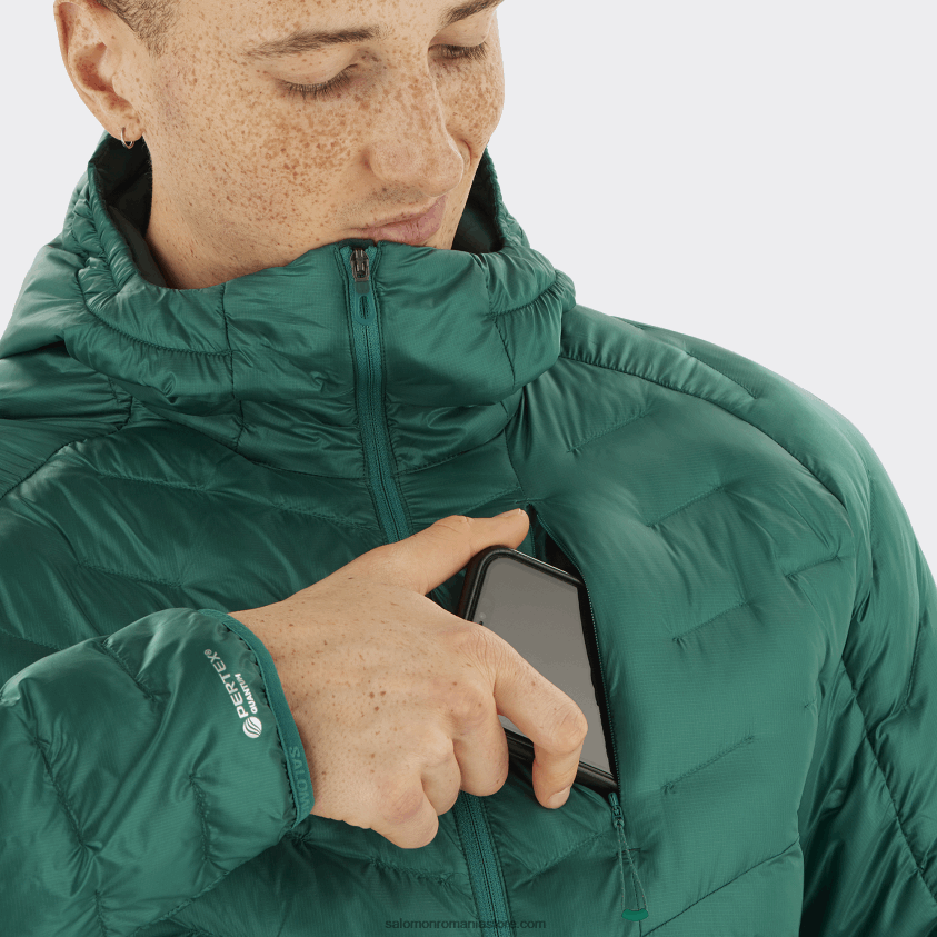 Salomon Pacific jachetă izolată bărbați cu glugă - contur primaloft 6D8X2J1088