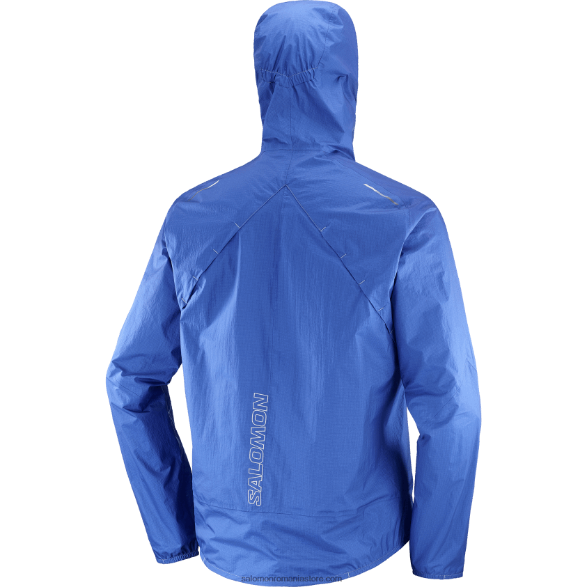 Salomon albastru nautic jachetă shell bărbați - impermeabilă bonatti 6D8X2J1102