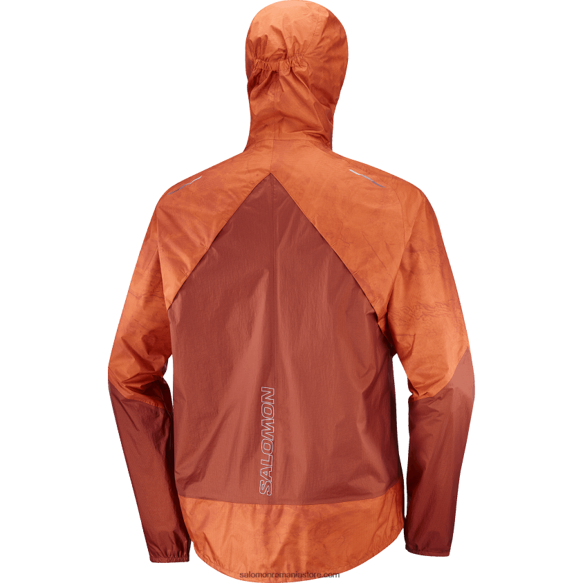 Salomon ocru ars/ao/henna ars jachetă shell bărbați - impermeabilă bonatti 6D8X2J1100