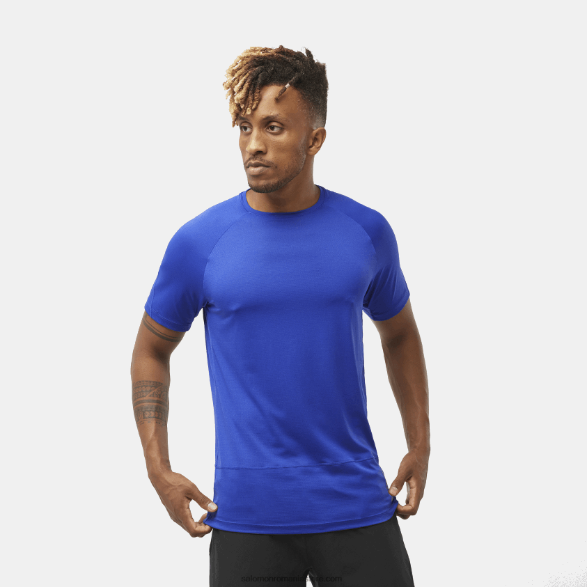 Salomon navigheaza pe internet tricou bărbați cu mânecă scurtă - cross run 6D8X2J236