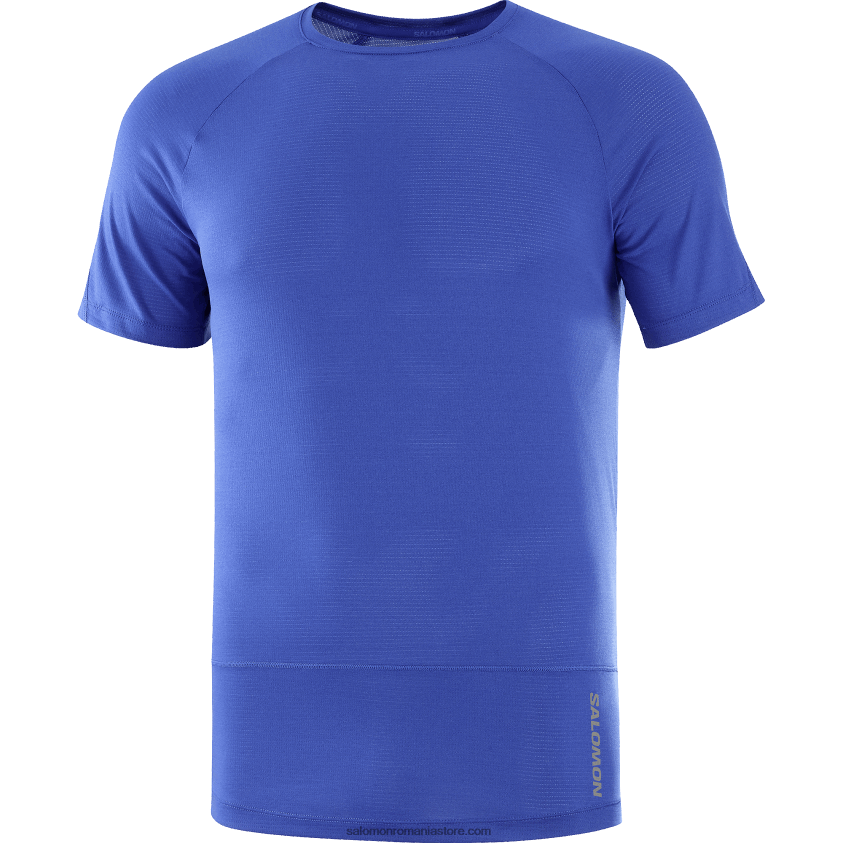 Salomon navigheaza pe internet tricou bărbați cu mânecă scurtă - cross run 6D8X2J236