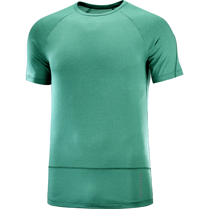 Salomon pacific/hether tricou bărbați cu mânecă scurtă - cross run 6D8X2J241