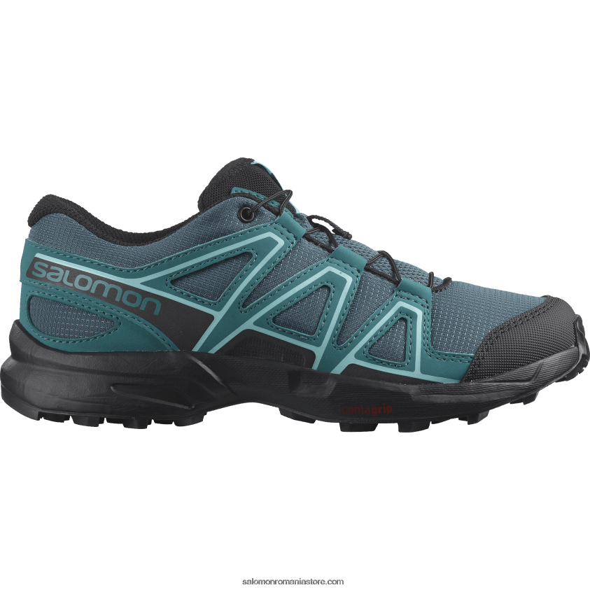 Salomon Stargazer/negru/albastru port junior - pantofi copii - speedcross 6D8X2J1354