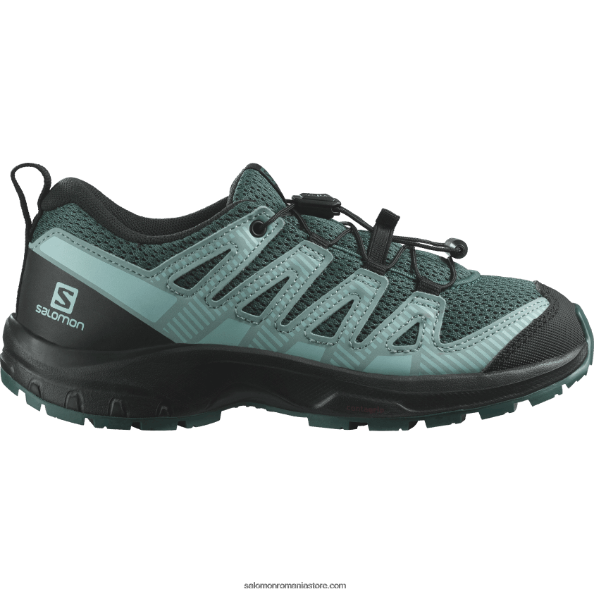 Salomon Stargazer/negru/albastru strălucire junior - pantofi copii - xa pro v8 6D8X2J1358