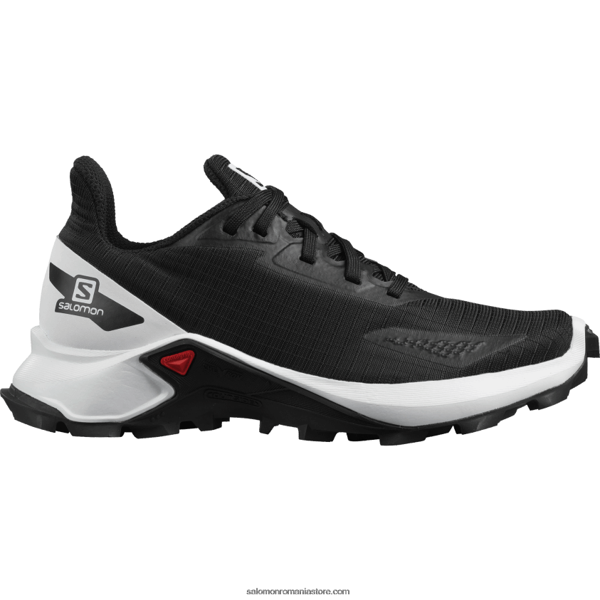 Salomon alb negru junior - pantofi pentru copii - alphacross blast 6D8X2J1349