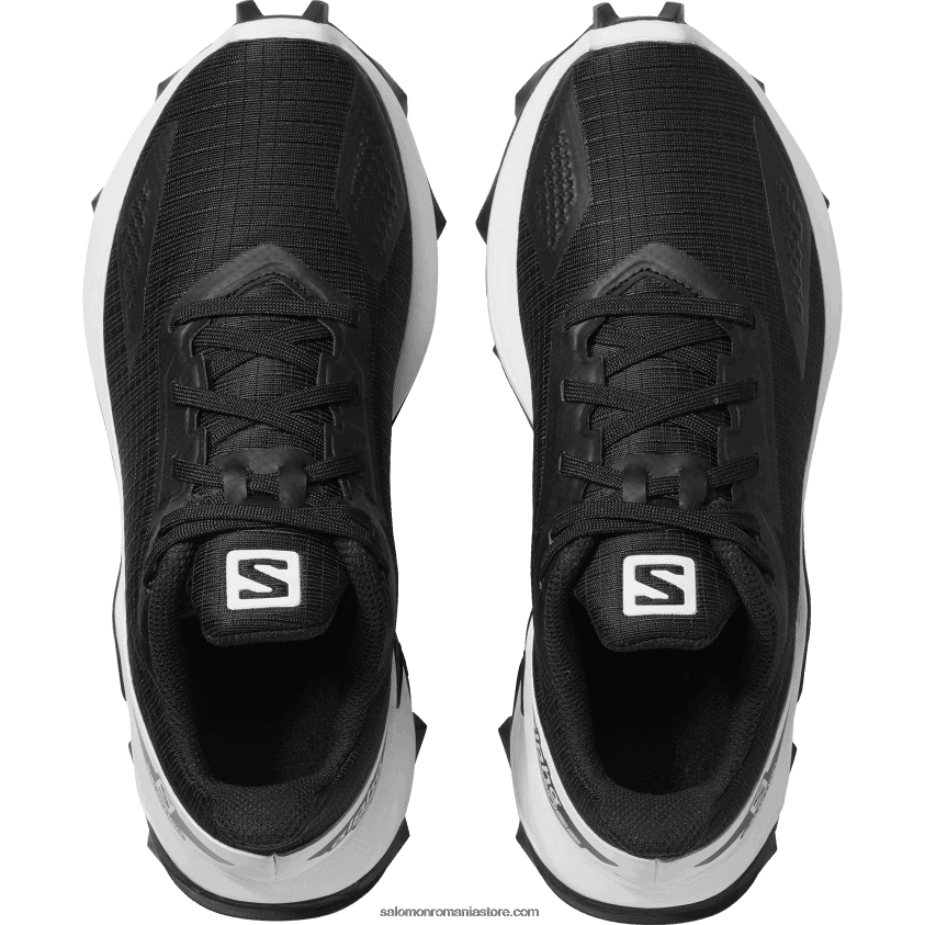 Salomon alb negru junior - pantofi pentru copii - alphacross blast 6D8X2J1349