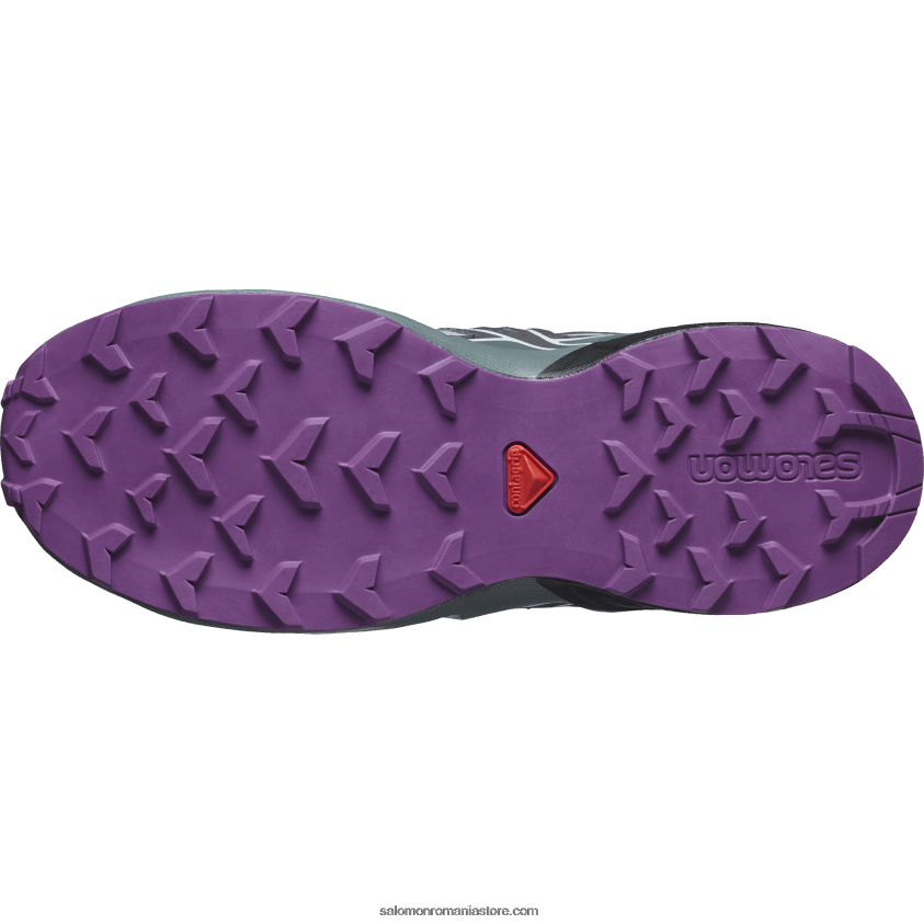 Salomon cariera/negru/struguri spumant junior - pantofi copii - speedcross 6D8X2J1353