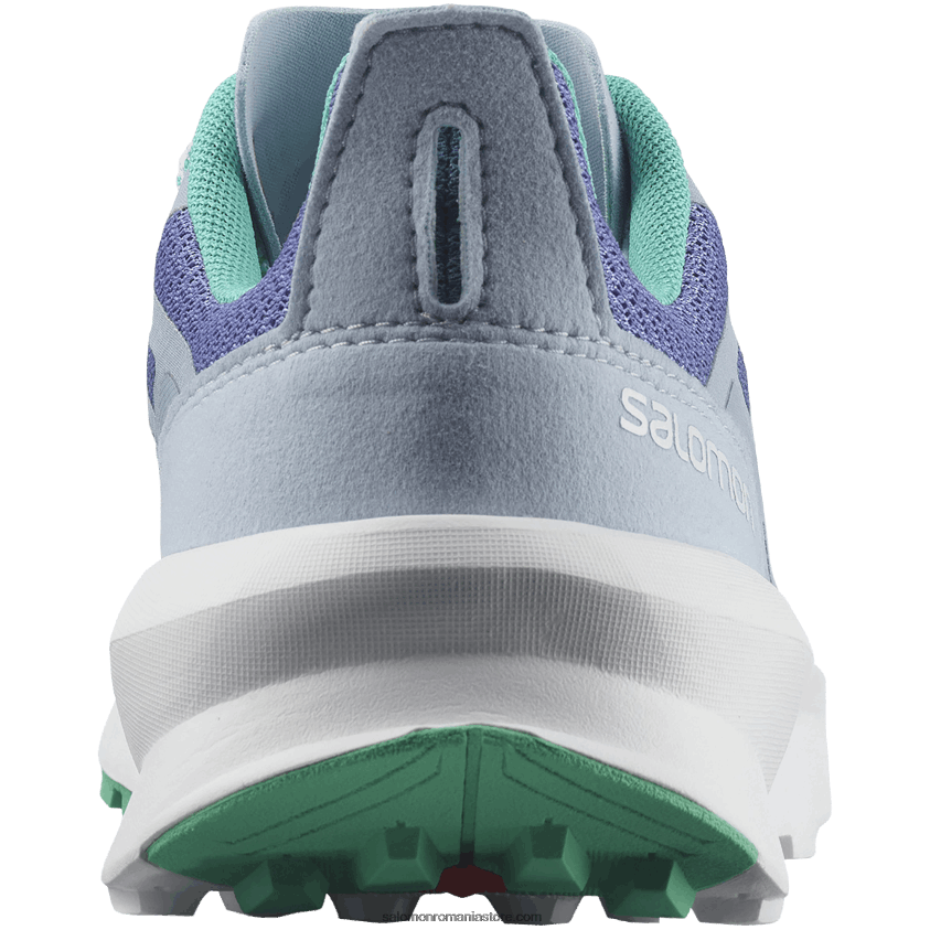 Salomon catifea dimineata/zen albastru/frunza de menta junior - pantofi copii - patrula 6D8X2J1348