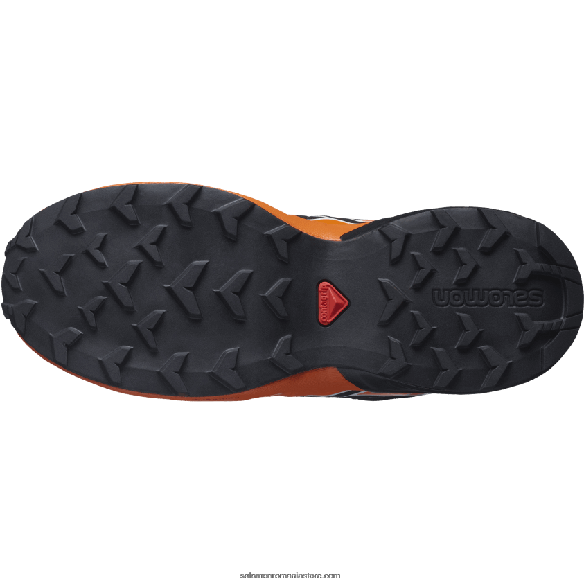 Salomon fier forjat/negru/portocaliu vibrant junior - pantofi copii - speedcross 6D8X2J1352