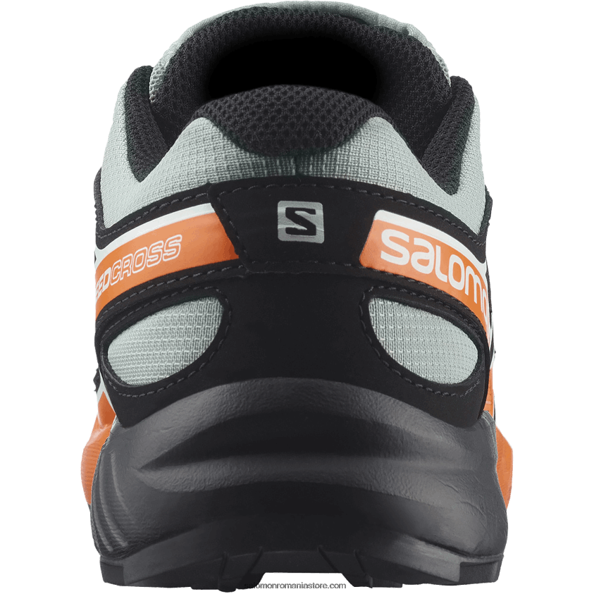 Salomon fier forjat/negru/portocaliu vibrant junior - pantofi copii - speedcross 6D8X2J1352