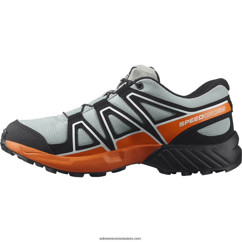 Salomon fier forjat/negru/portocaliu vibrant junior - pantofi copii - speedcross 6D8X2J1352
