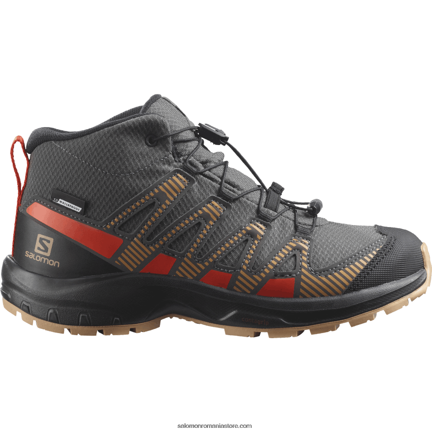 Salomon magnet/ghinda/rosie cherry junior - pantofi copii - xa pro v8 mid clima waterproof 6D8X2J1342