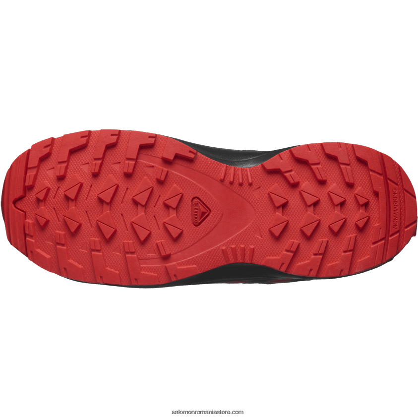Salomon magnet/negru/rosu mac junior - pantofi copii - xa pro v8 clima waterproof 6D8X2J1361