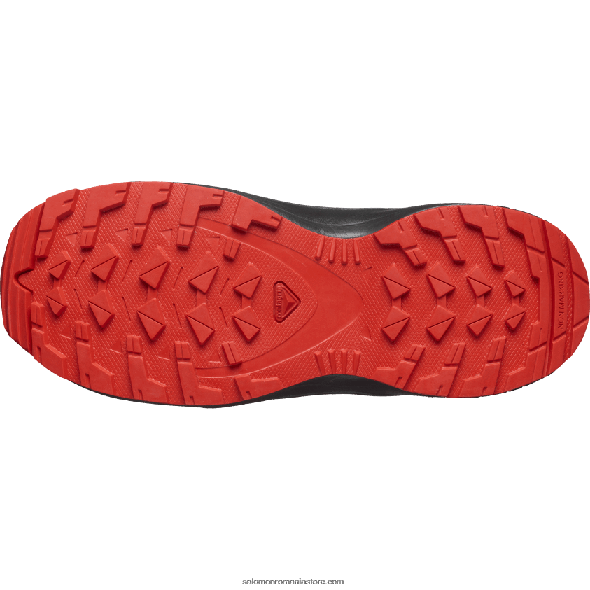 Salomon negru/albastru lapis/rosu aprins junior - pantofi copii - xa pro v8 6D8X2J1356