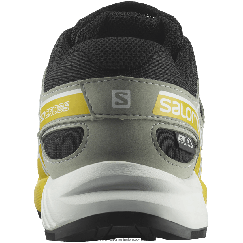 Salomon negru/fier forjat/lamaie junior - pantofi copii - speedcross clima waterproof 6D8X2J1343