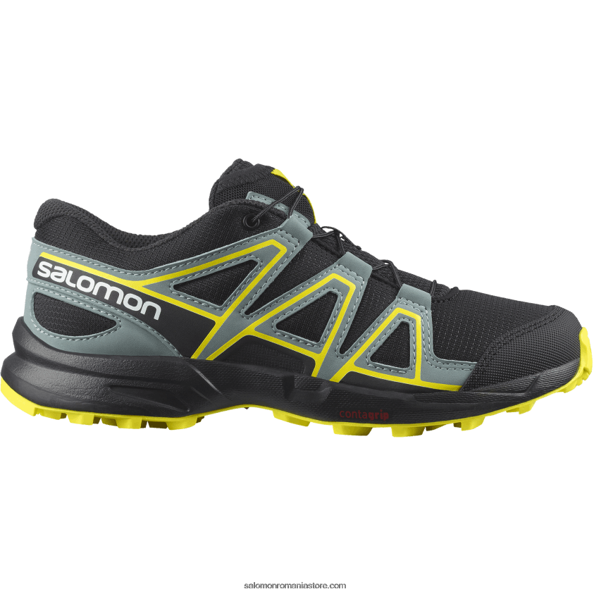 Salomon negru/lumina de seară junior - pantofi copii - speedcross 6D8X2J1351