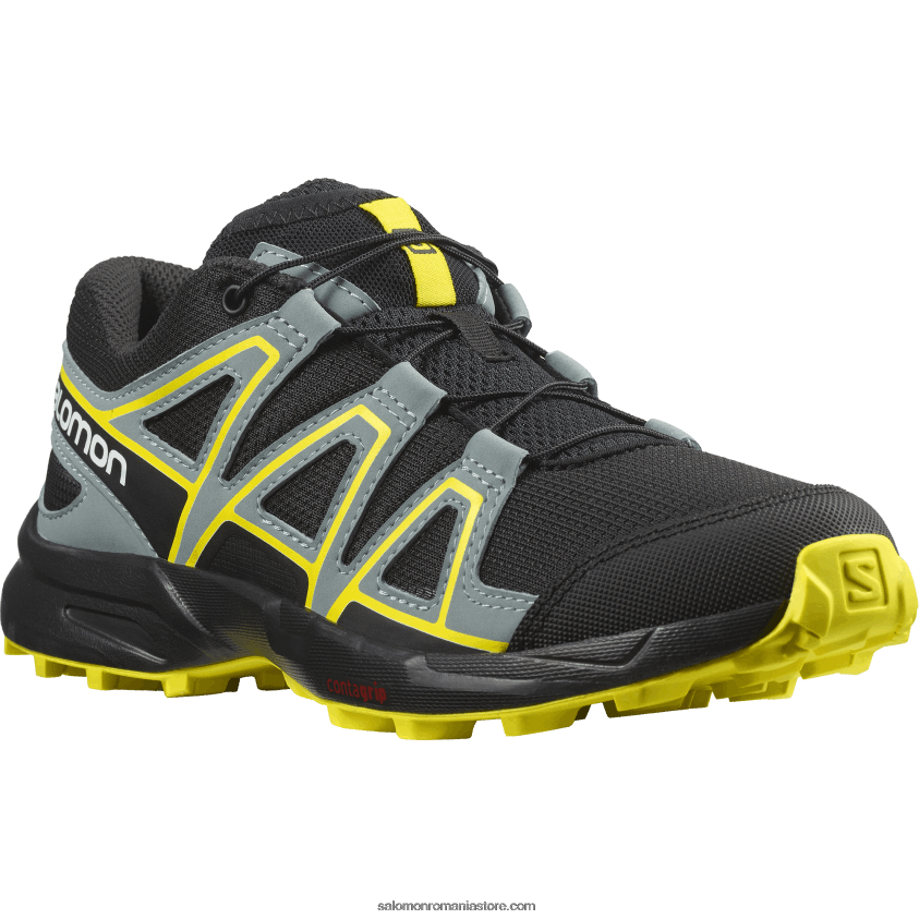 Salomon negru/lumina de seară junior - pantofi copii - speedcross 6D8X2J1351