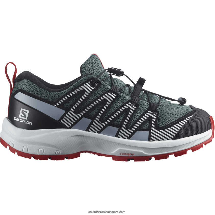 Salomon vreme furtunoasă/zen albastru/goji berry junior - pantofi copii - xa pro v8 6D8X2J1357