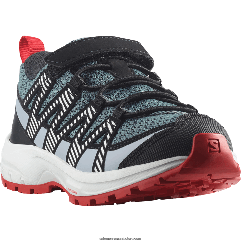 Salomon vreme furtunoasă/zen albastru/goji berry junior - pantofi copii - xa pro v8 6D8X2J1363