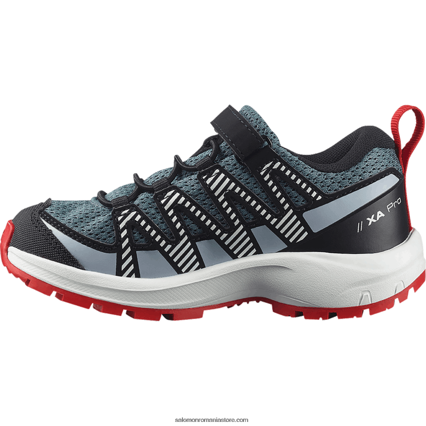 Salomon vreme furtunoasă/zen albastru/goji berry junior - pantofi copii - xa pro v8 6D8X2J1363