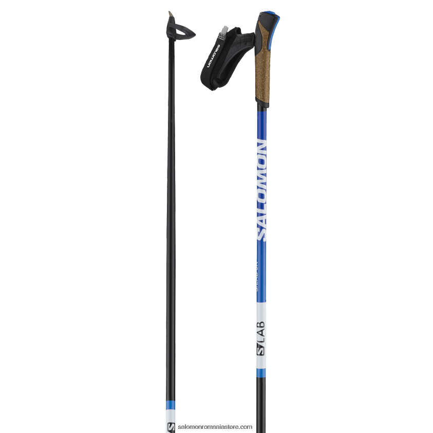 Salomon albastru de rasă junior - patinaj copii bețe nordice clasice - s/lab carbon jr 6D8X2J1417