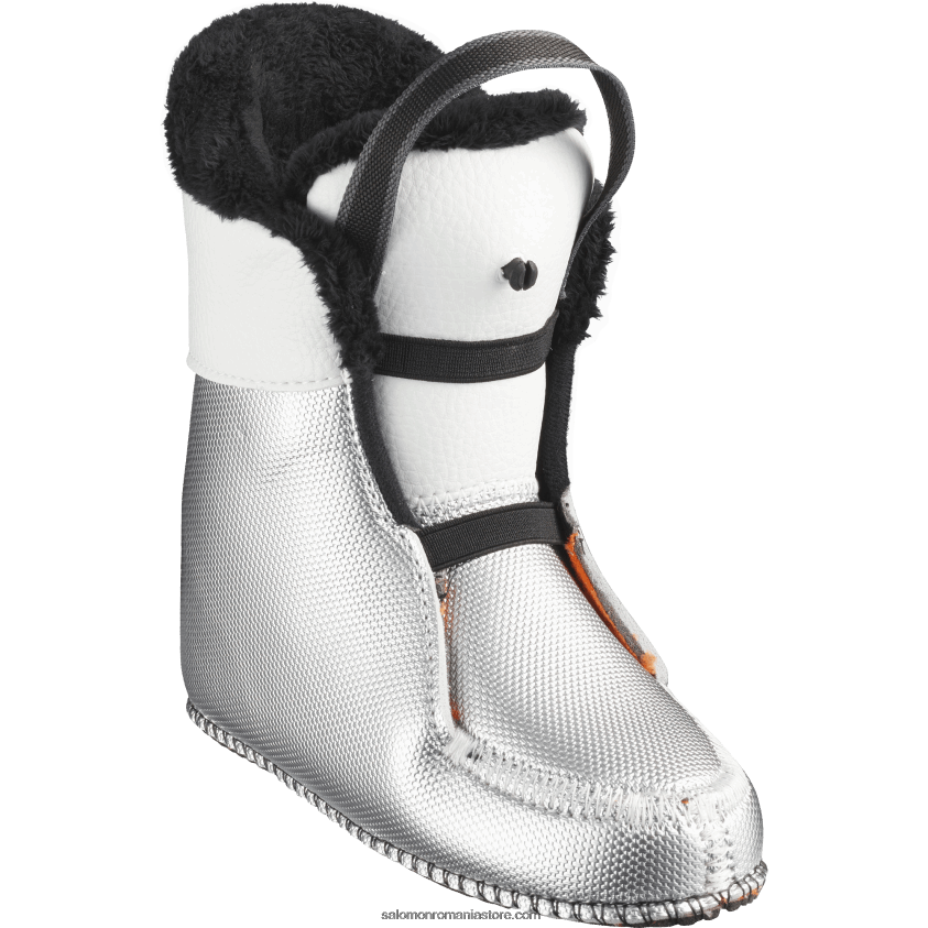 Salomon alb/albastru scuba junior - ghete pe piste pentru copii - t1 girly 6D8X2J1426