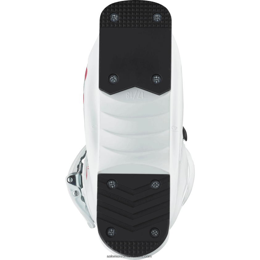 Salomon alb/albastru scuba junior - ghete pe piste pentru copii - t1 girly 6D8X2J1426