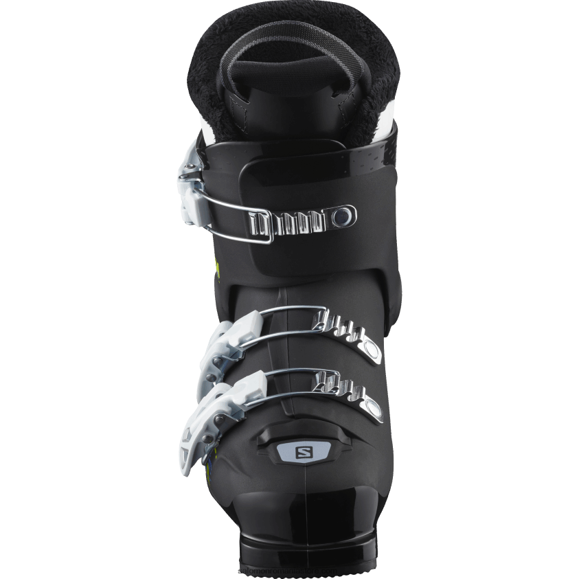 Salomon alb negru juniori - ghete all-mountain copii - echipa t3 6D8X2J1378