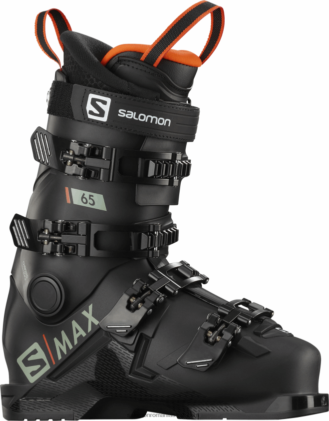 Salomon negru/rosu junior - ghete de teren copii - s/max 65 6D8X2J1370
