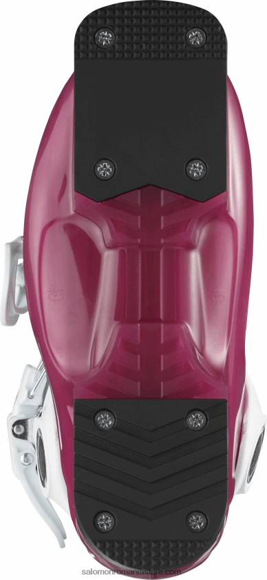 Salomon trandafir violet translucid/alb junior - ghete de teren pentru copii - t2 rt girly 6D8X2J1380