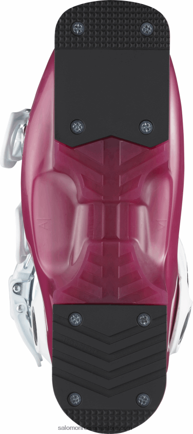 Salomon trandafir violet translucid/alb junior - ghete de teren pentru copii - t3 rt girly 6D8X2J1424